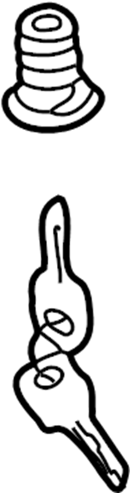 Lock Cylinder 8L0-857-113-F - View 2