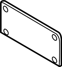 License Bracket 3CN-807-287-C-9B9 - View 4