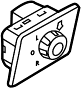Mirror Switch 561-959-565-C-XSH