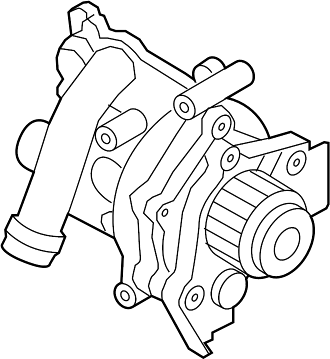 Water Pump 06H121026AB - View 2