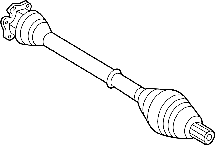 Axle Assembly 1K0-407-271-KB - View 6