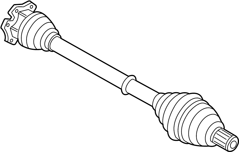 Axle Assembly 5C0-407-271-BQ - View 3