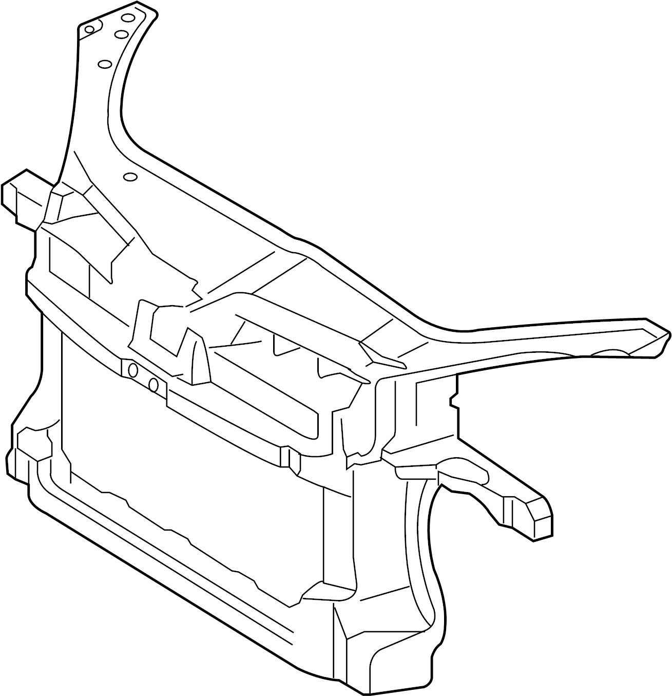 Radiator Support 1Q0-805-588-9B9