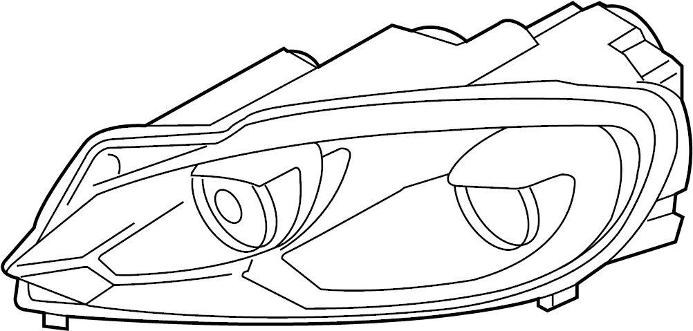 Composite Headlamp 5K0-941-754-B - View 8