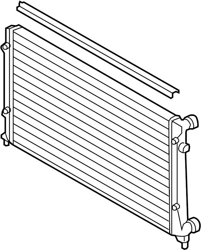 Radiator 5K0-121-253-F - View 5