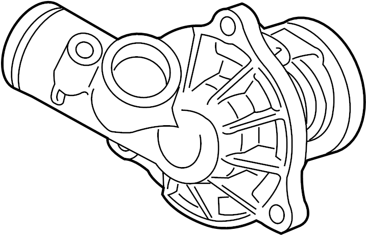 Thermostat Housing 059-121-111-R - View 2