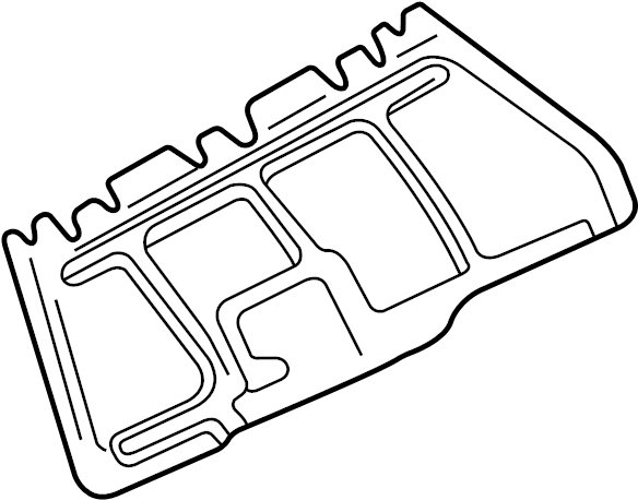 Radiator Support Splash Shield 1J0-825-237-R - View 7