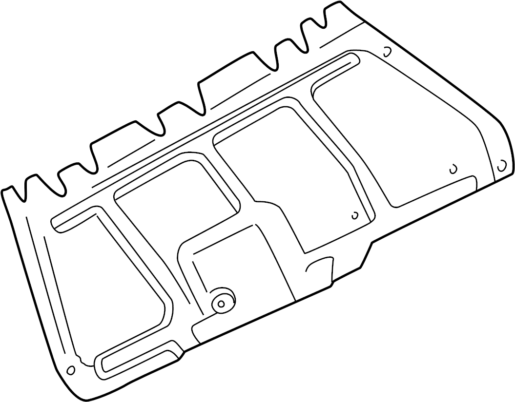 Radiator Support Splash Shield 1J0-825-237-R - View 6