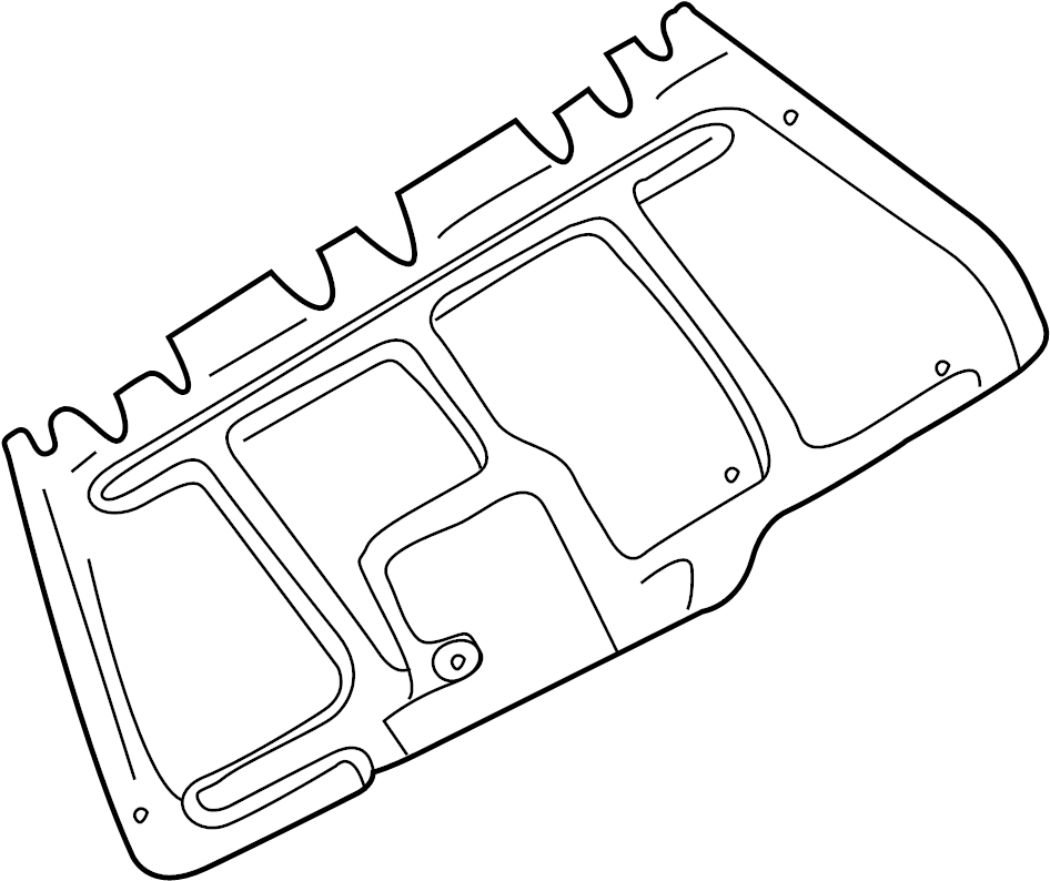 Radiator Support Splash Shield 1J0-825-237-R - View 10