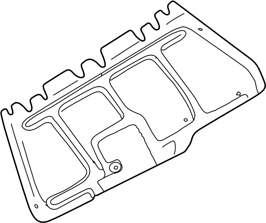 Radiator Support Splash Shield 1J0-825-237-R - View 11