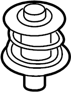 Engine Coolant Thermostat 06J-121-113-A - View 2