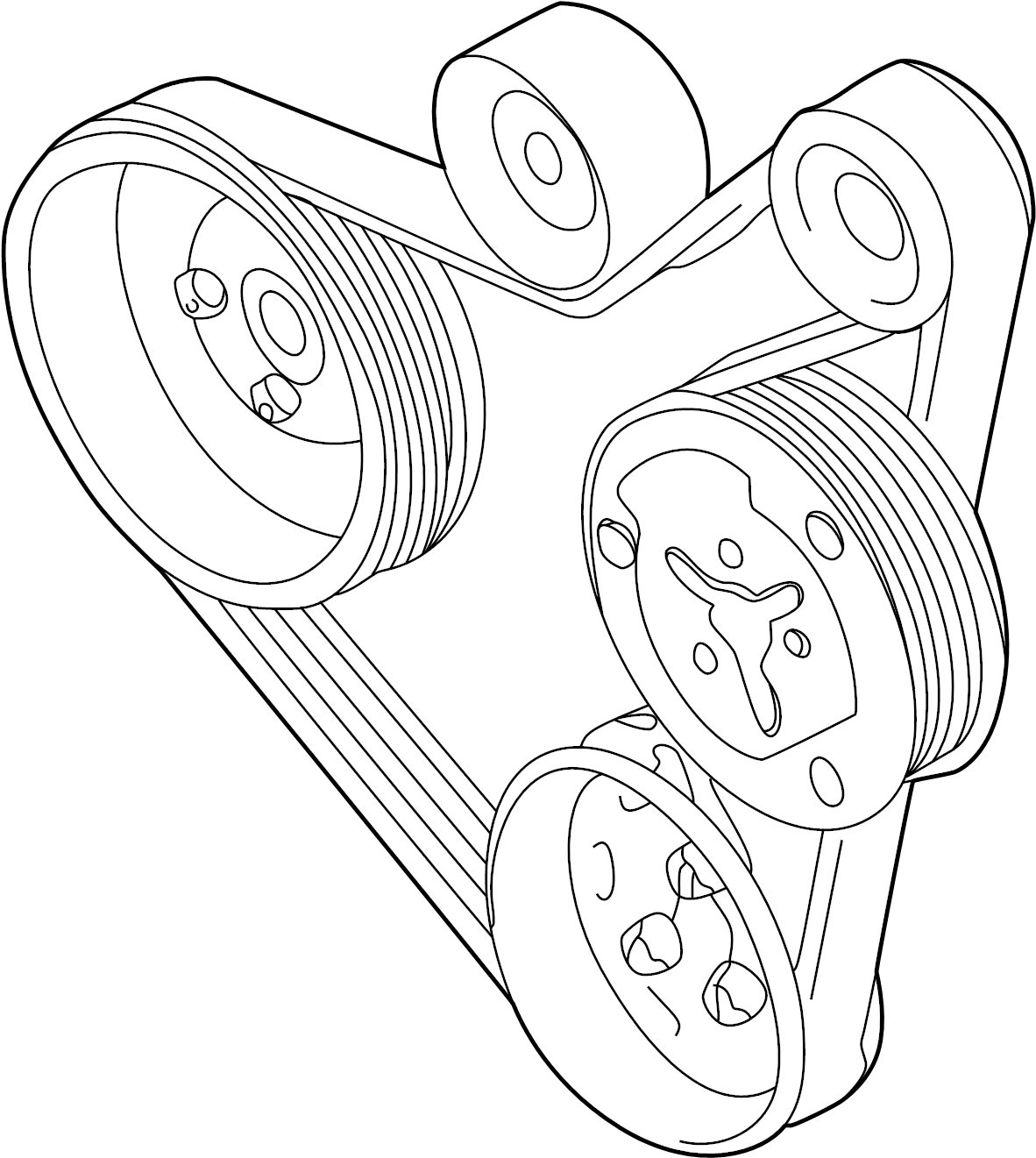 Serpentine Belt 06A-260-849-C - View 17