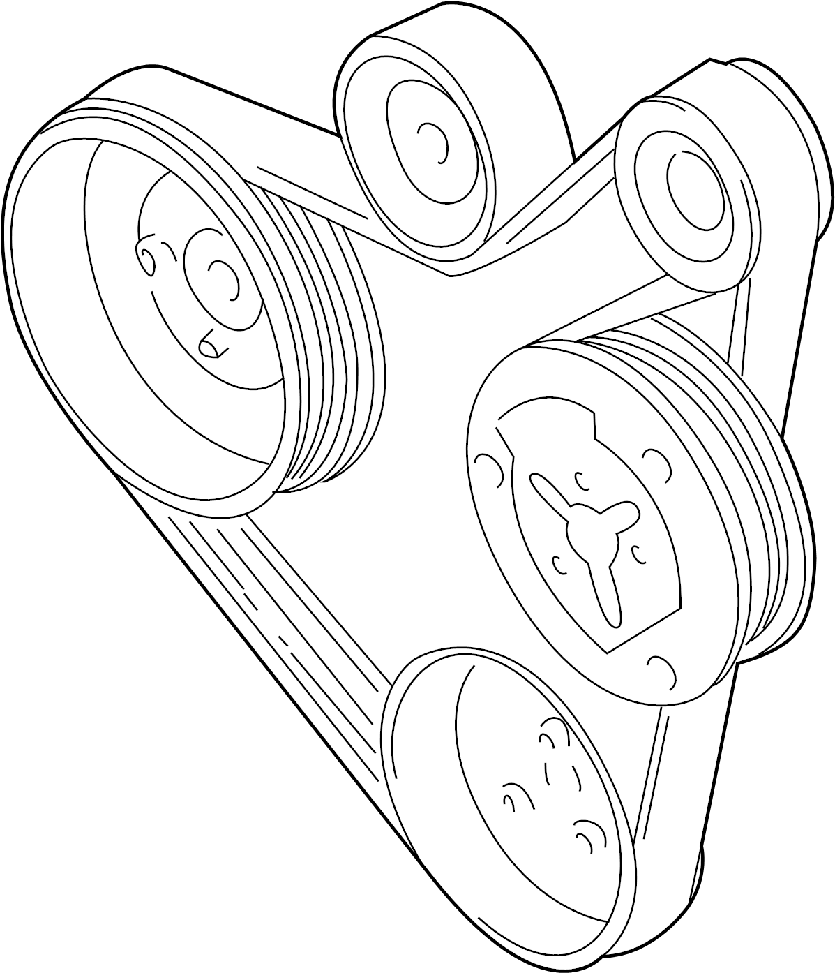 Serpentine Belt 06A-260-849-C - View 4