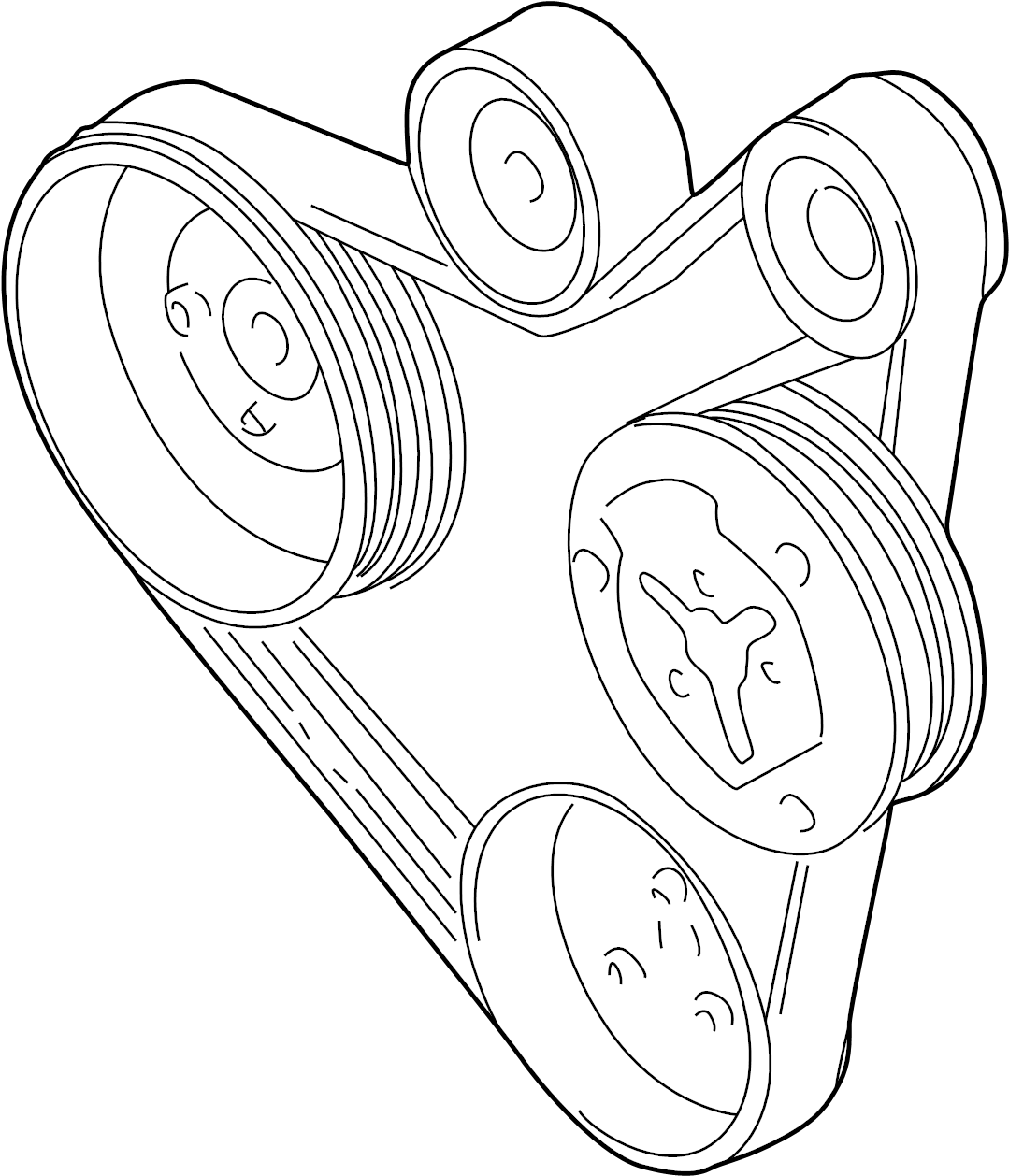 Serpentine Belt 06A-260-849-C - View 5