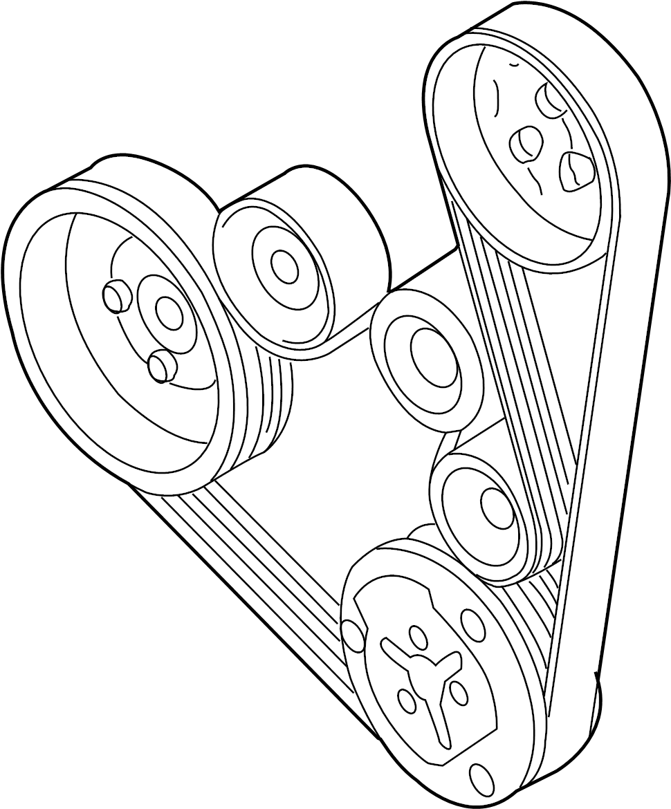 Serpentine Belt 06A-260-849-C - View 8