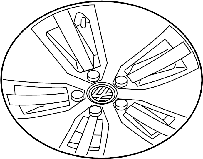 Wheel, Alloy 5GE-601-025-FZZ