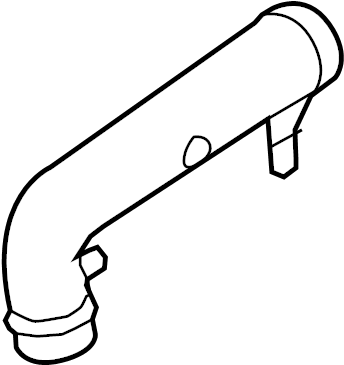 Engine Air Intake Hose 1K0-129-654-BE - View 3