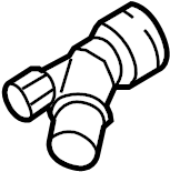 Radiator Coolant Hose Adapter 6Q0-122-291-F - View 45