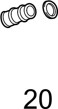 Connector Hose Seal 3C0-145-117-D - View 6