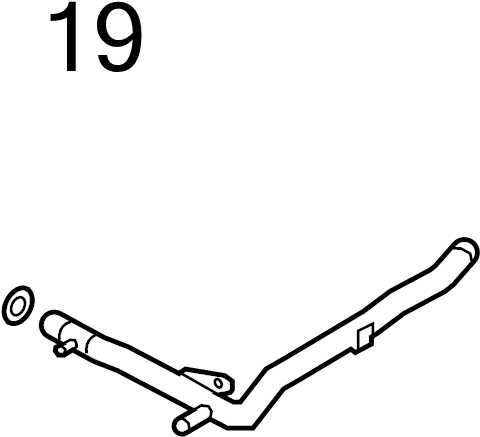 Engine Coolant Pipe O 06B-121-687 - View 2