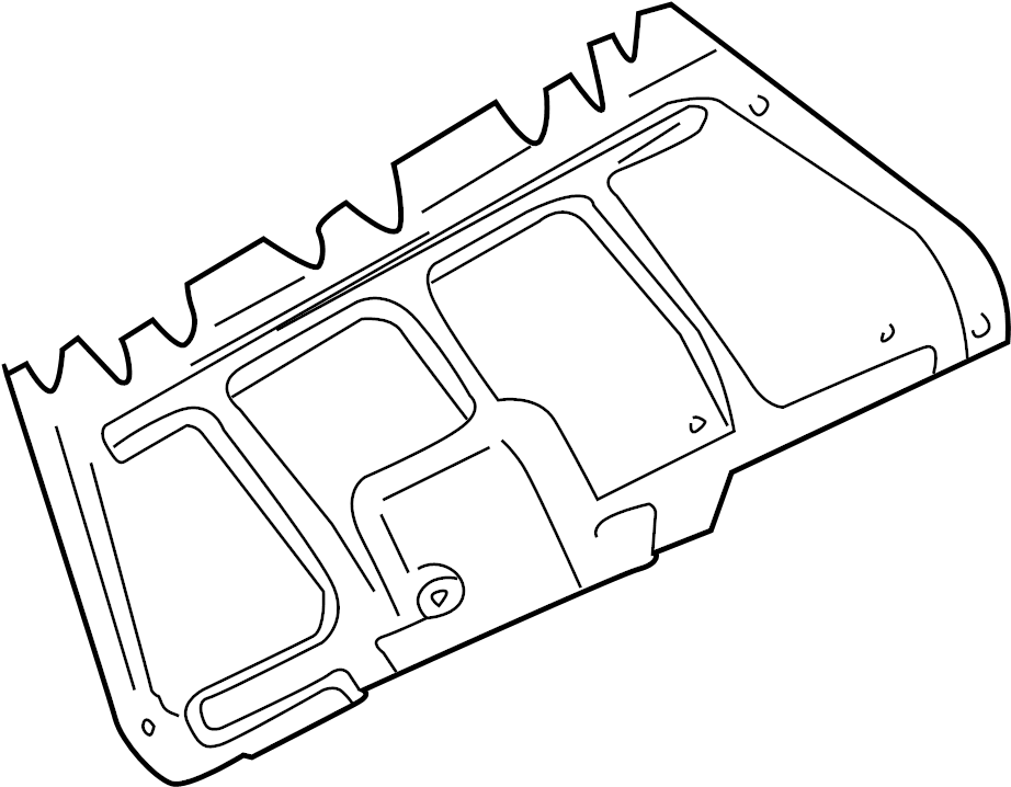 Center Shield 1J0-825-237-AD - View 4