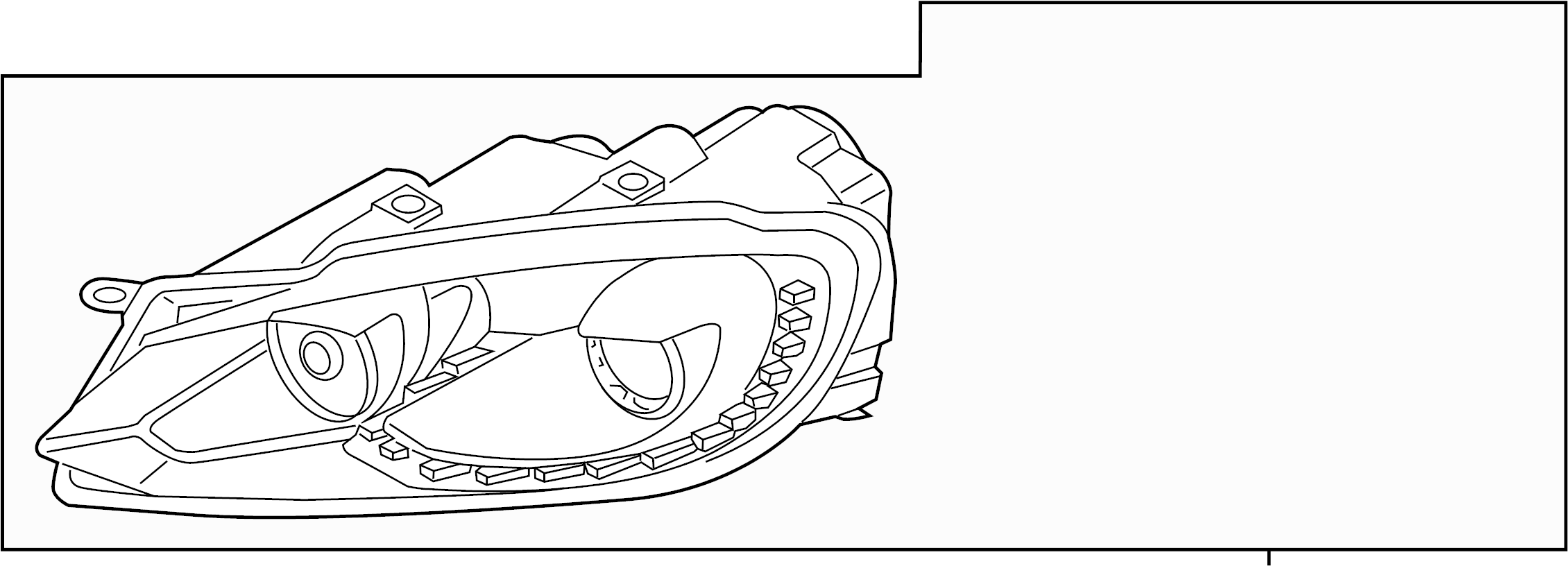 Headlamp Assembly 5K0-941-753-C - View 4