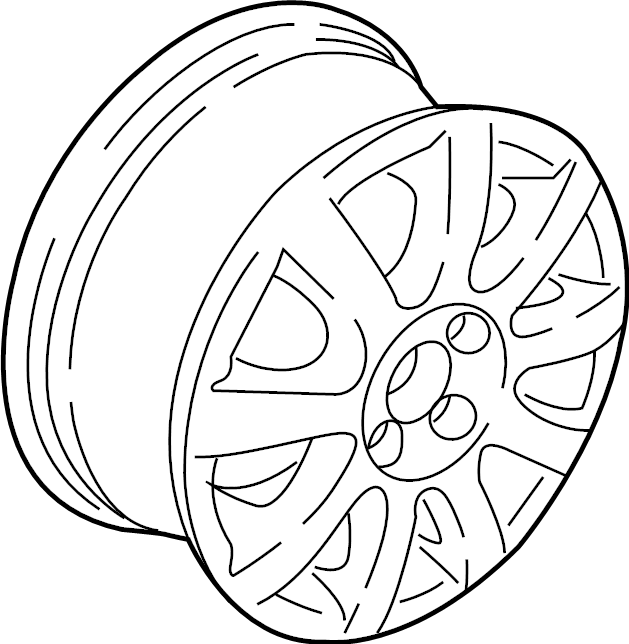 Wheel, Alloy 5G0-601-025-AK-FZZ