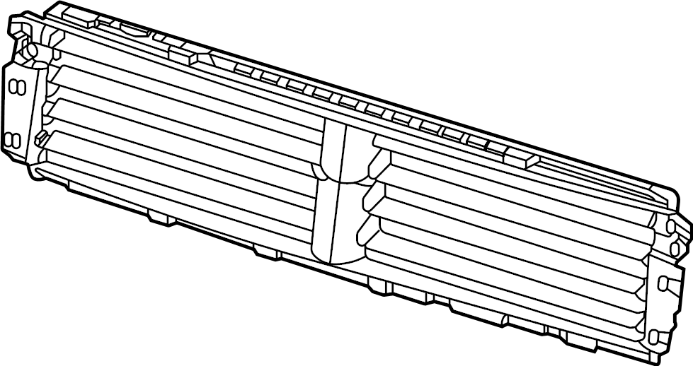 Radiator Shutter Assembly 3CM-122-321-A