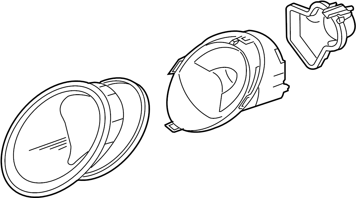 Headlamp Assembly 1C0-941-029-N - View 3