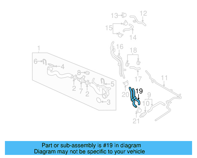Engine Coolant Hose 3C0-122-063-M - View 28