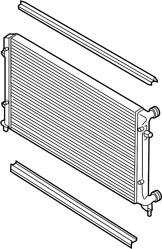 Radiator 5C0-121-251-E - View 3