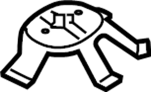 Rear Floor Pan Retainer 1T0-803-274 - View 29