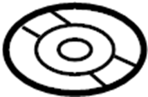 Rear Floor Pan Retainer 1T0-803-274 - View 32