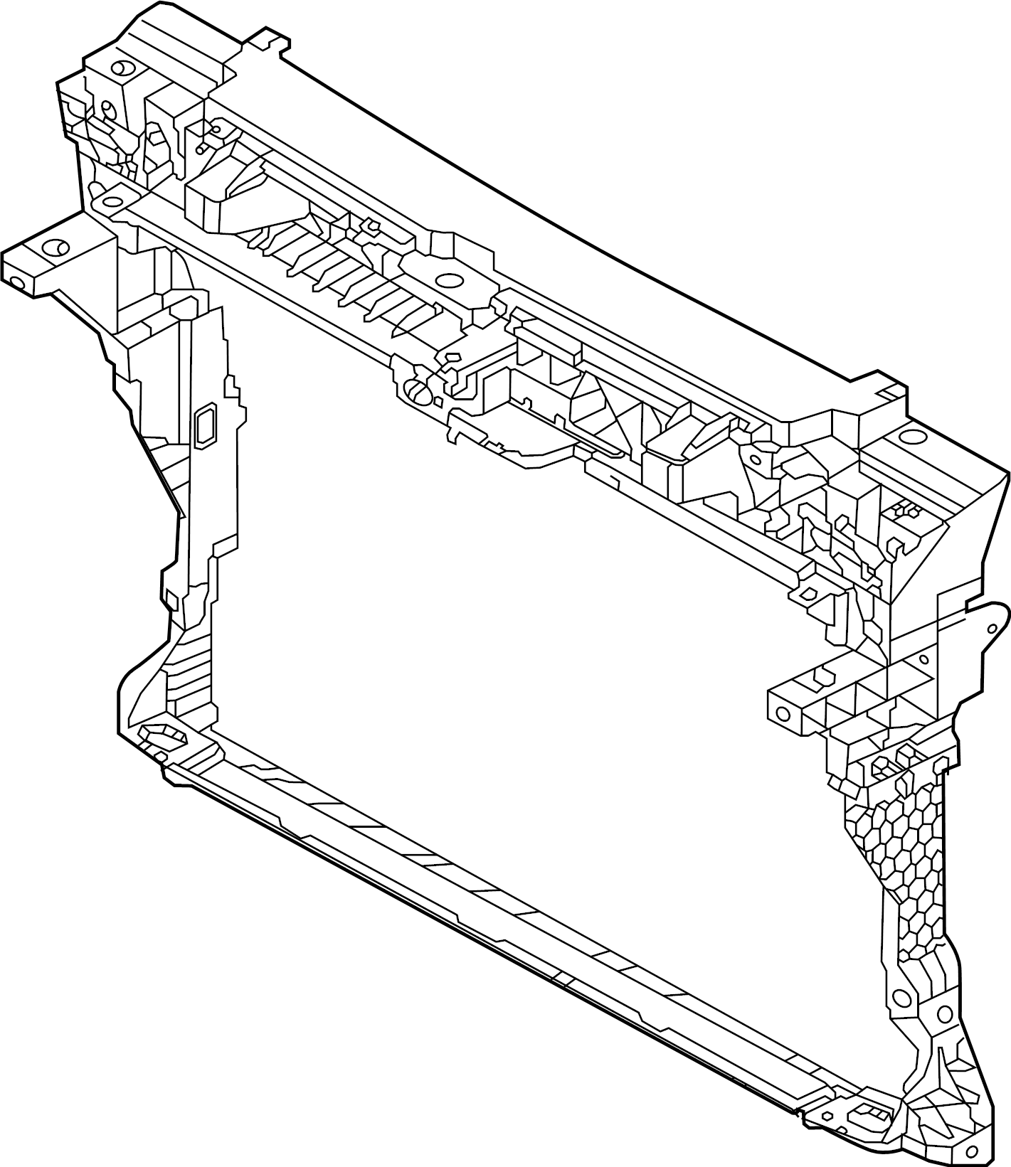 Radiator Support 3CM-805-588-C - View 2