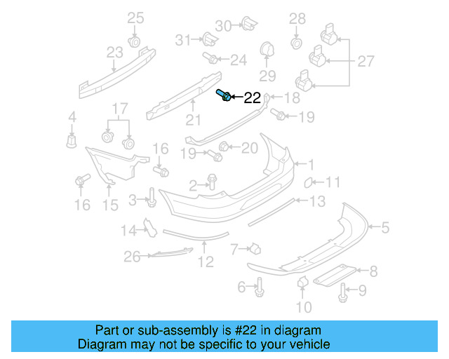 Rear Body Panel Stud N-910-176-02 - View 28