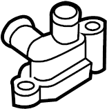 Engine Coolant Outlet Flange 059-121-506-H - View 2