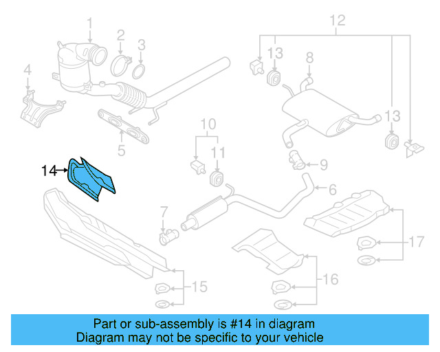 Heat Shield 3Q0-825-469 - View 14