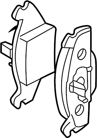 Brake Pads Front 1J0-698-151-F - View 3