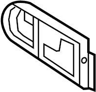 Handle, Inside 1C1-837-114-M-1QA - View 2