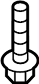 Splash Shield Rear Bolt 1K0-825-951 - View 4