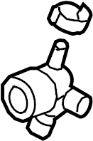 Upper Coupling 5Q0-122-291-BL - View 2