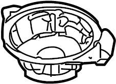 Inst Panel Speaker 1C0-035-411-D - View 2