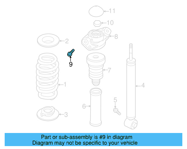 Shock Mount Bolt N-906-484-02 - View 62
