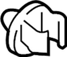 Door Trim Panel Rear Clip 510-868-246 - View 5