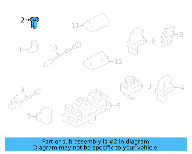 Warning Lamp Sleeve 3C0-919-242-9B9 - View 28