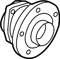Rear Hub & Bearing 8V0-598-625-C