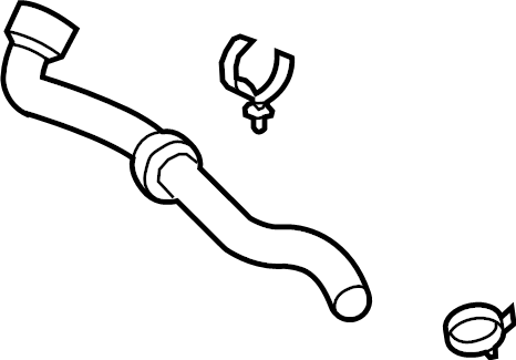 Lower Hose 1K0-122-051-GN - View 5