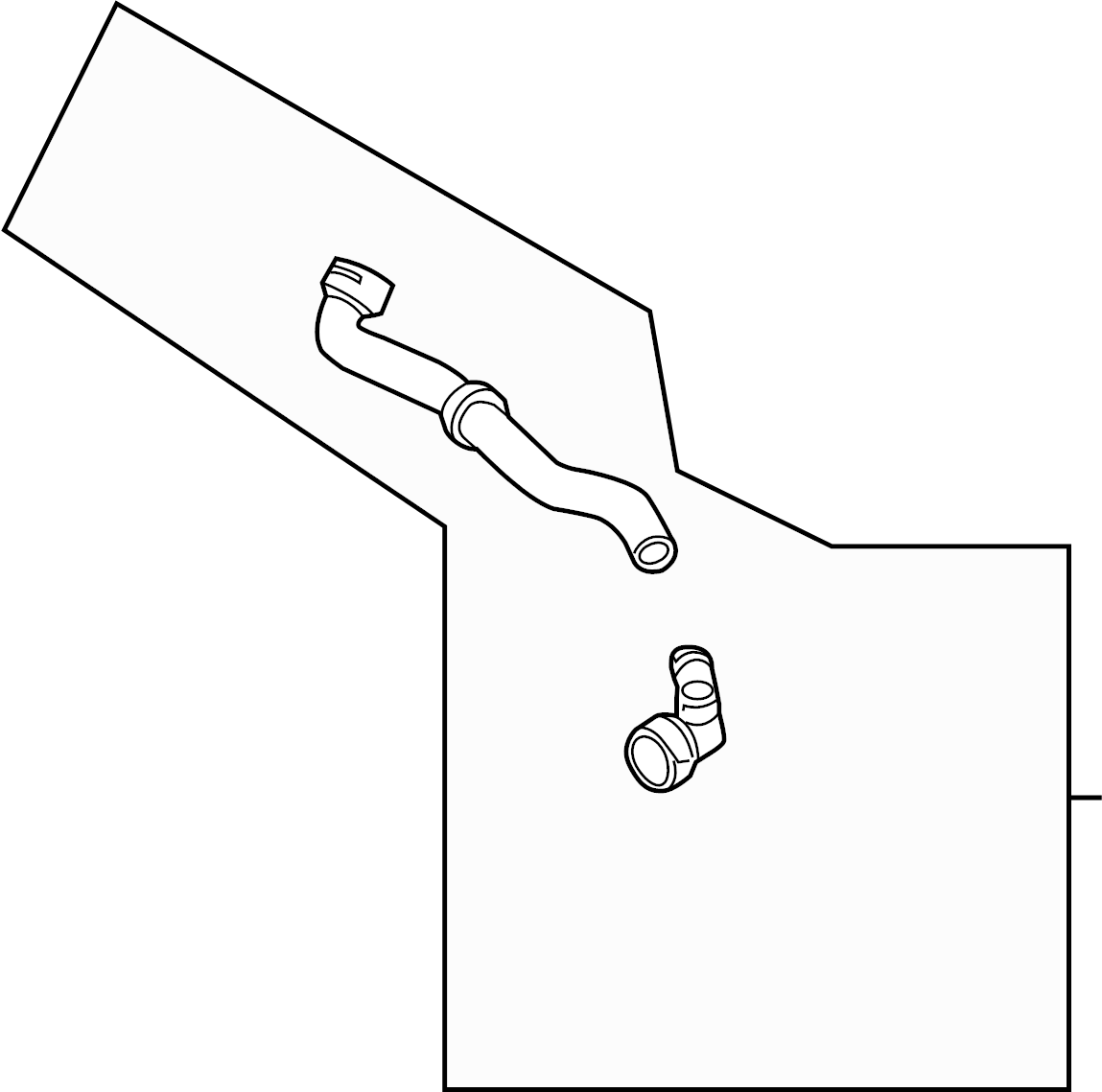 Lower Hose 1K0-122-051-GN - View 9