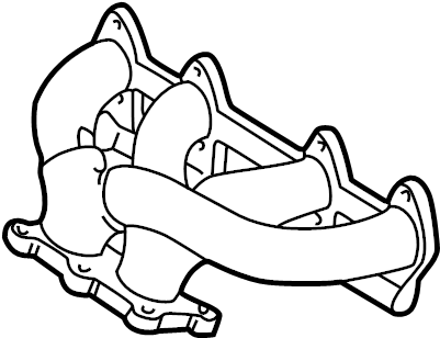 Exhaust Manifold 06A-253-031-BL - View 2