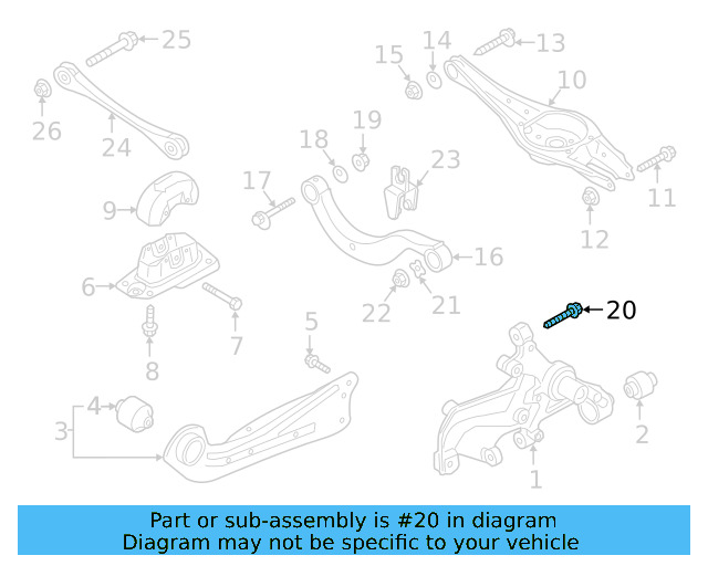 Knuckle Mount Bolt N-912-013-01 - View 14